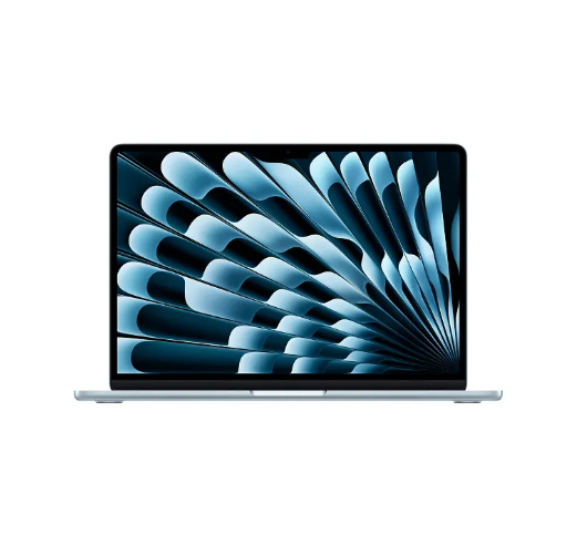 MDHJ4 13-inch MacBook Air: Apple M5 chip with 10‑core CPU and 10‑core GPU, 16GB, 1TB SSD - Sky Blue